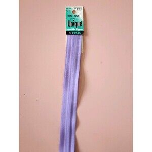 YKK New Unique Invisible Zipper 9in Lilac Color 553, ART 0309